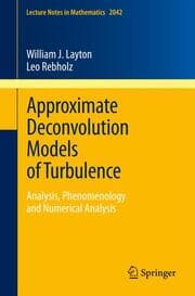 Cover von Approximate Deconvolution Models of Turbulence
