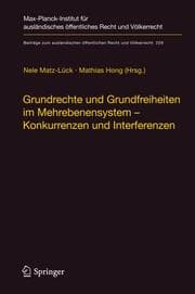 Cover von Grundrechte und Grundfreiheiten im Mehrebenensystem - Konkurrenzen und Interferenzen