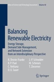 Cover von Balancing Renewable Electricity
