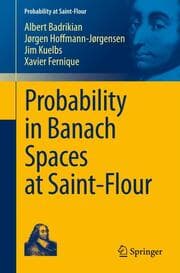 Cover von Probability in Banach Spaces at Saint-Flour