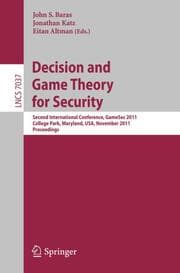 Cover von Decision and Game Theory for Security