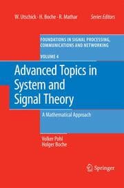 Cover von Advanced Topics in System and Signal Theory