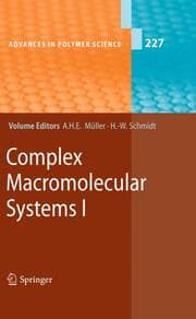 Cover von Complex Macromolecular Systems I