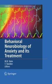 Cover von Behavioral Neurobiology of Anxiety and Its Treatment