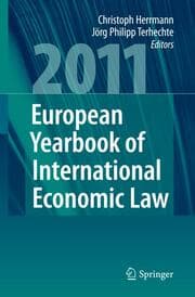 Cover von European Yearbook of International Economic Law 2011