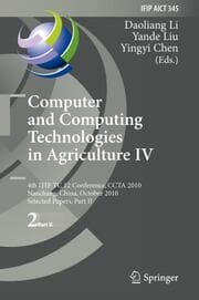 Cover von Computer and Computing Technologies in Agriculture IV