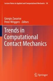 Cover von Trends in Computational Contact Mechanics