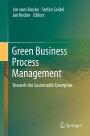 Cover von Green Business Process Management