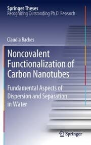 Cover von Noncovalent Functionalization of Carbon Nanotubes