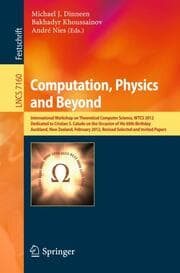 Cover von Computation, Physics and Beyond