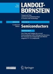Cover von New Data and Updates for III-V and II-VI Compounds, and their Mixed Crystals