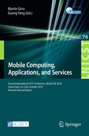 Cover von Mobile Computing, Applications, and Services
