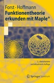 Cover von Funktionentheorie erkunden mit Maple
