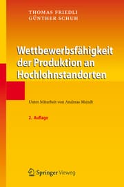 Cover von Wettbewerbsfähigkeit der Produktion an Hochlohnstandorten