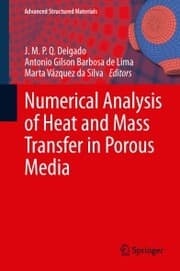 Cover von Numerical Analysis of Heat and Mass Transfer in Porous Media