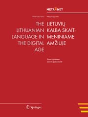 Cover von The Lithuanian Language in the Digital Age