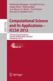 Cover von Computational Science and Its Applications -- ICCSA 2012