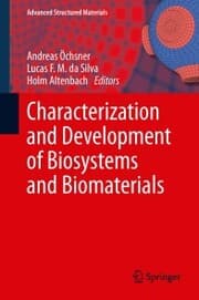 Cover von Characterization and Development of Biosystems and Biomaterials