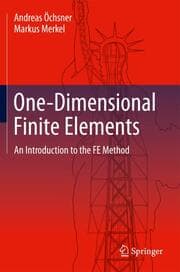 Cover von One-Dimensional Finite Elements