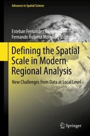 Cover von Defining the Spatial Scale in Modern Regional Analysis
