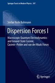 Cover von Dispersion Forces I