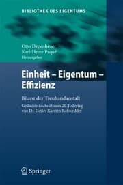 Cover von Einheit - Eigentum - Effizienz