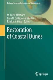 Cover von Restoration of Coastal Dunes