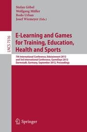 Cover von E-Learning and Games for Training, Education, Health and Sports
