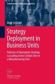 Cover von Strategy Deployment in Business Units