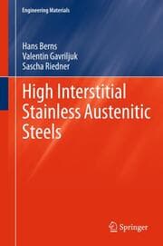Cover von High Interstitial Stainless Austenitic Steels