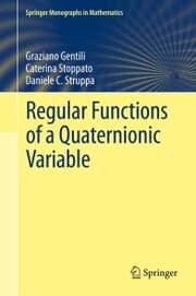 Cover von Regular Functions of a Quaternionic Variable