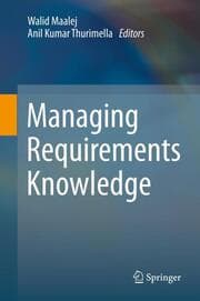 Cover von Managing Requirements Knowledge