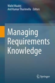 Cover von Managing Requirements Knowledge