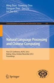 Cover von Natural Language Processing and Chinese Computing
