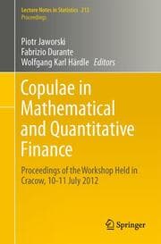 Cover von Copulae in Mathematical and Quantitative Finance