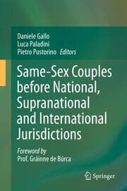 Cover von Same-Sex Couples before National, Supranational and International Jurisdictions