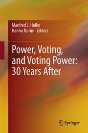 Cover von Power, Voting, and Voting Power: 30 Years After