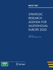 Cover von META-NET Strategic Research Agenda for Multilingual Europe 2020