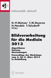 Cover von Bildverarbeitung für die Medizin 2013