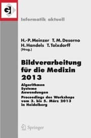Cover von Bildverarbeitung für die Medizin 2013