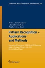 Cover von Pattern Recognition - Applications and Methods