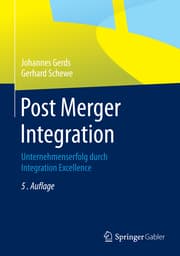 Cover von Post Merger Integration