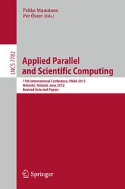 Cover von Applied Parallel and Scientific Computing