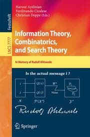 Cover von Information Theory, Combinatorics, and Search Theory