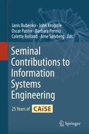 Cover von Seminal Contributions to Information Systems Engineering