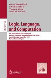 Cover von Logic, Language, and Computation