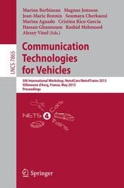 Cover von Communication Technologies for Vehicles