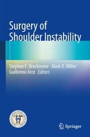 Cover von Surgery of Shoulder Instability