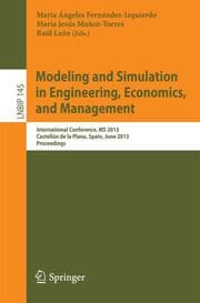 Cover von Modeling and Simulation in Engineering, Economics, and Management