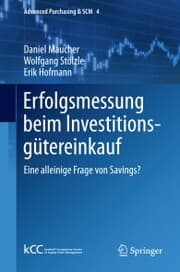 Cover von Erfolgsmessung beim Investitionsgütereinkauf